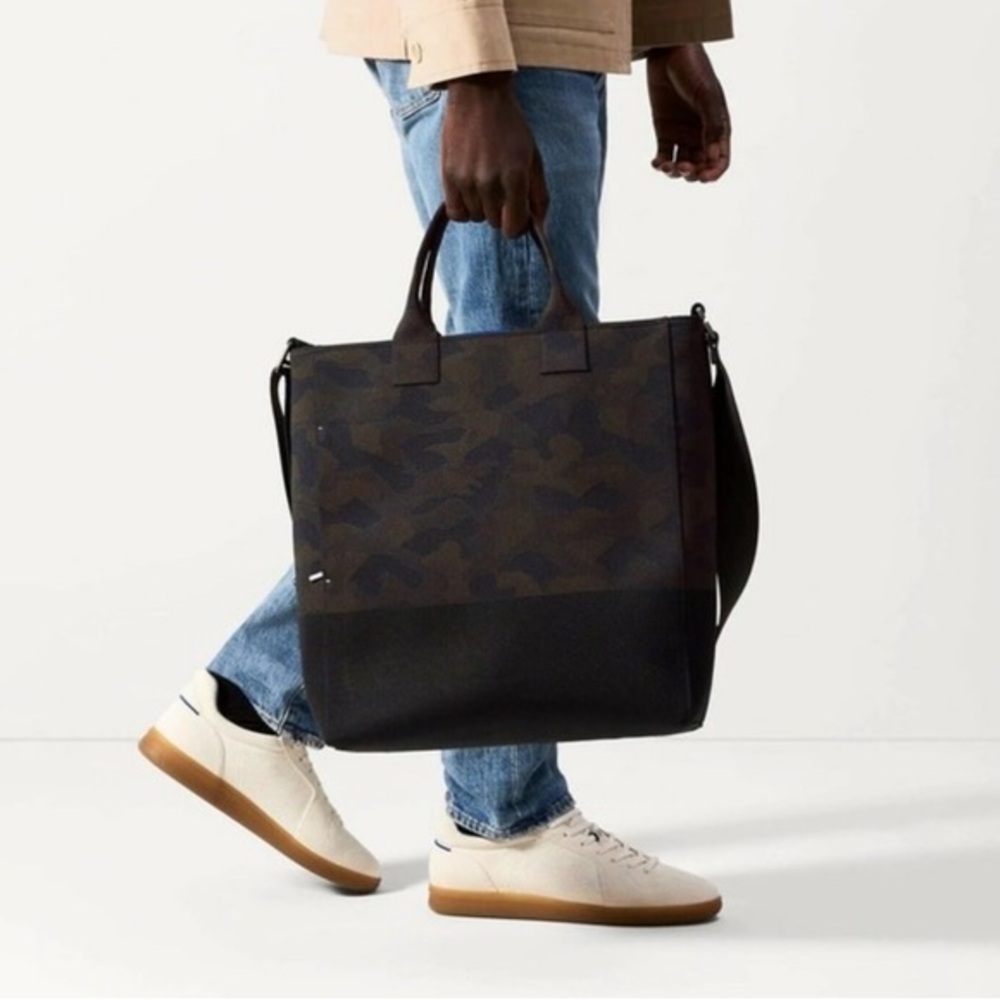 Rothy's The Carryall Work/Laptop/Travel Tote Bag in Forest Black - Picture 7 of 14